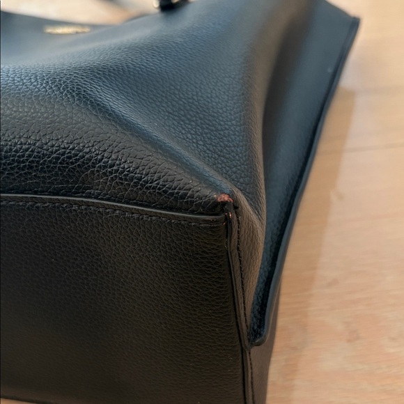 Coach Leather Tote with Laptop Insert - Picture 5 of 6